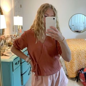 MADEWELL WRAP TOP